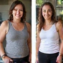 Client Sarah J. before and after